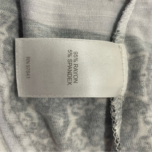 J. Jill Blue Mosaic Floral Knit Midi Shift Dress 3/4 Sleeve Women's Size LP - Picture 9 of 10